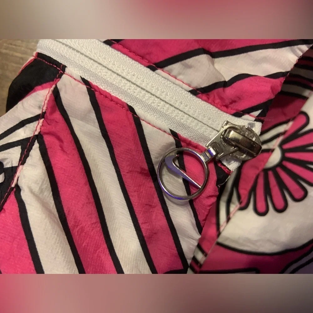 Pink & Black Nike yin & yang Patterned Jacket rare jacket flame eye logo spring